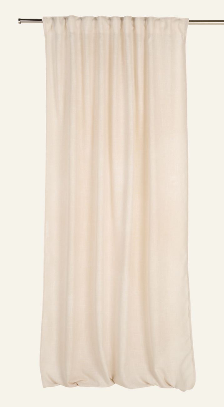 Vorhang Hellbeige - 135x300 cm Hellbeige - 1