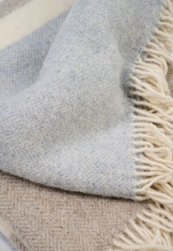 Wolldecke Multi/Beige - 3