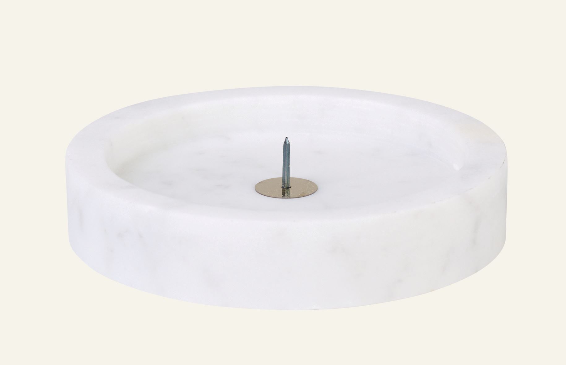 Kerzenhalter Weiß - ø10x2 cm Weiß - 1