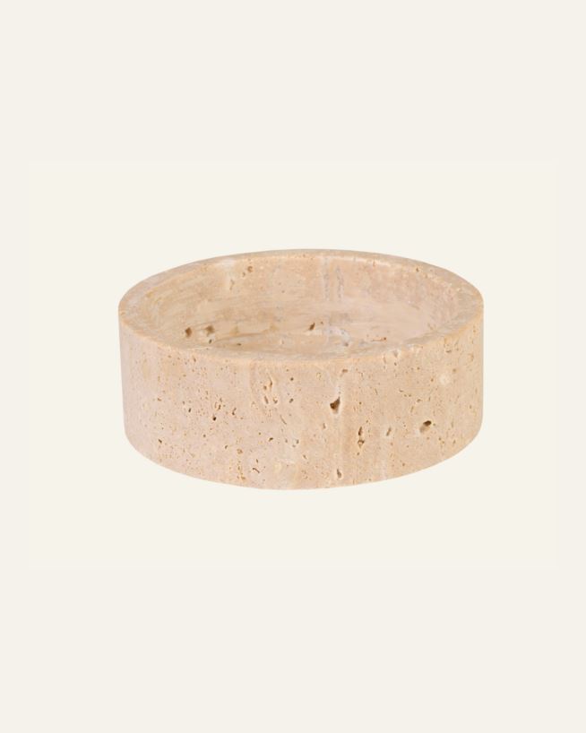 Kerzenhalter Beige - ø10x3,5 cm Beige - 1