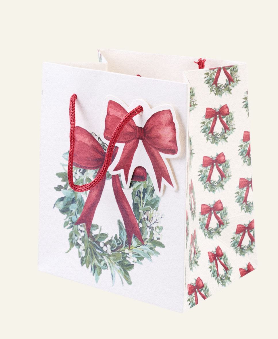 Geschenktüte Multi/Rot - 13x15x9 cm Multi/Rot - 1