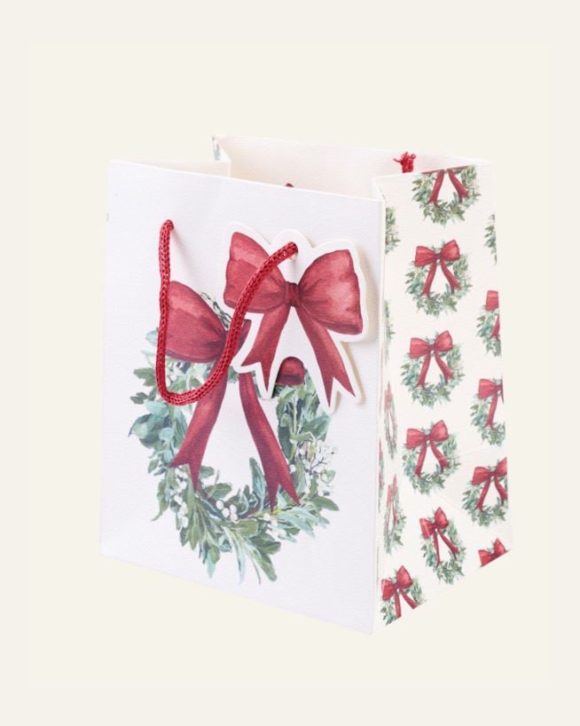 Geschenktüte Multi/Rot - 13x15x9 cm Multi/Rot - 1