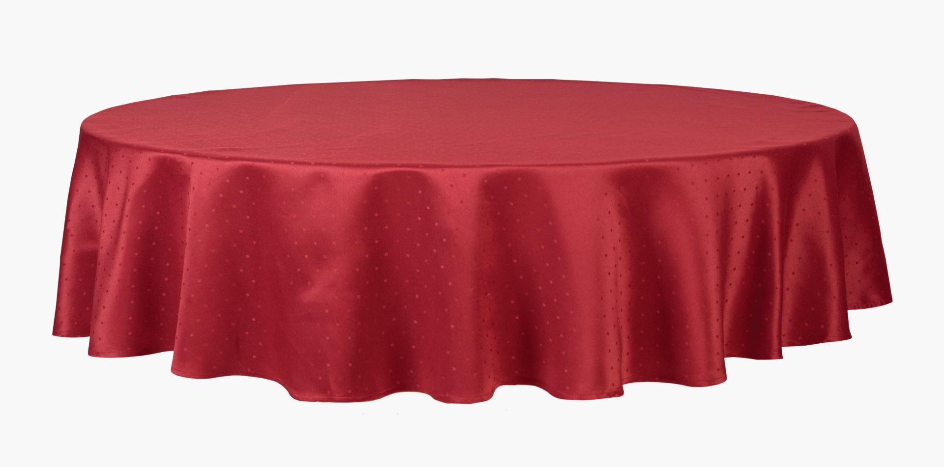 Runde Tischdecke Rot - ø180 cm Rot - 1