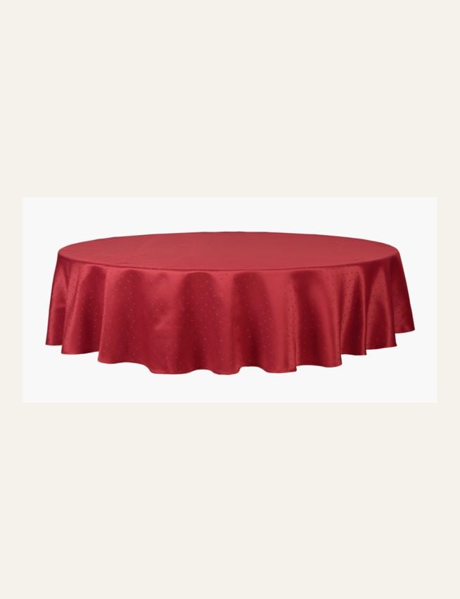 Runde Tischdecke Rot - 2