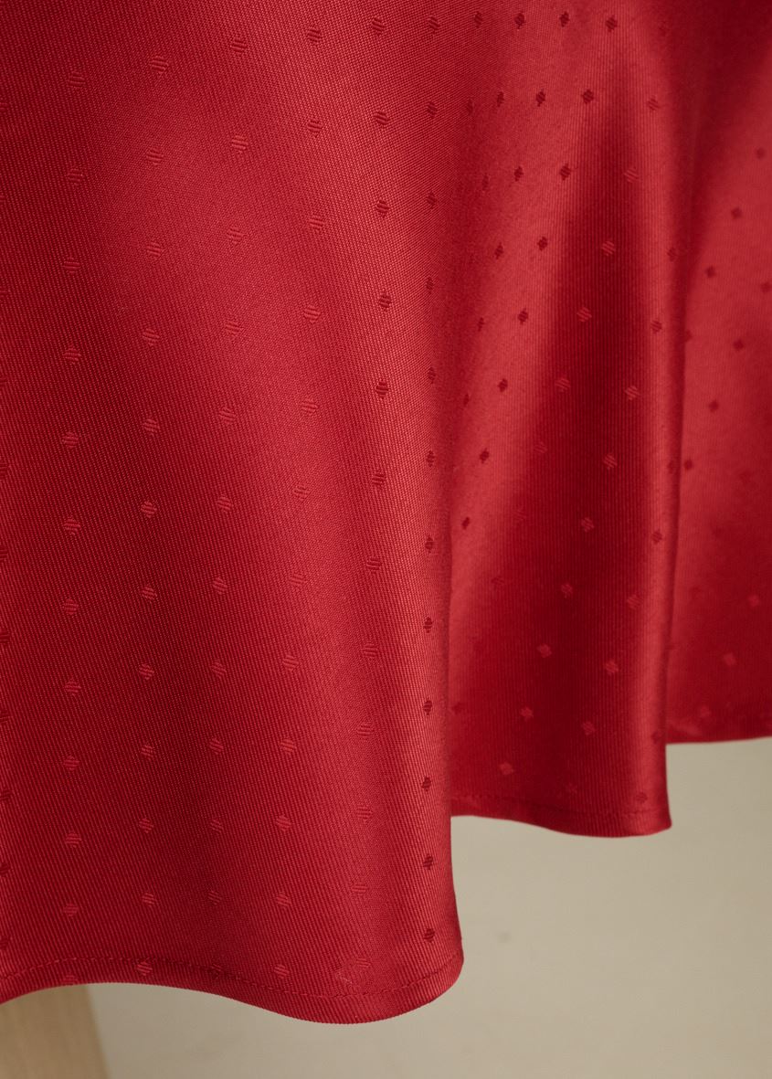 Runde Tischdecke Rot - 2