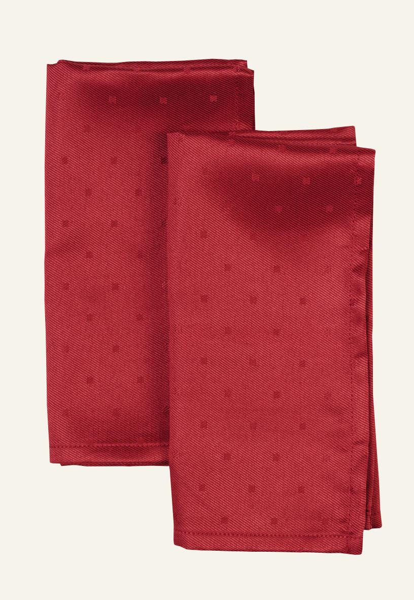 Stoffservietten Rot - 45x45 cm Rot - 1