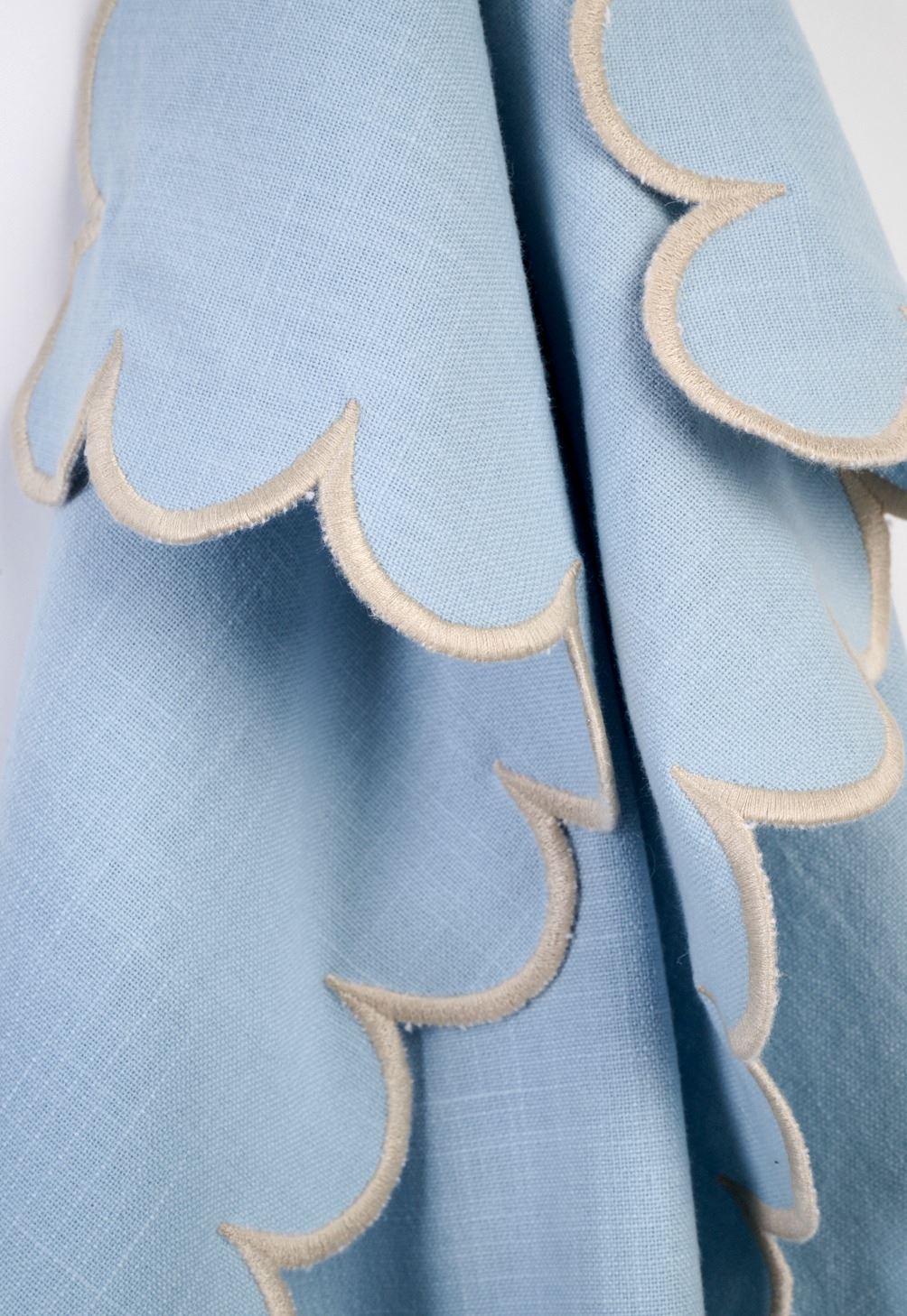 Geschirrtuch Grau-blau - 2