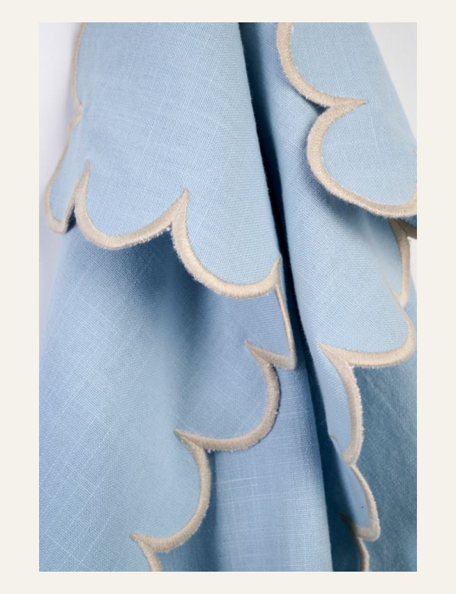 Geschirrtuch Grau-blau - 2