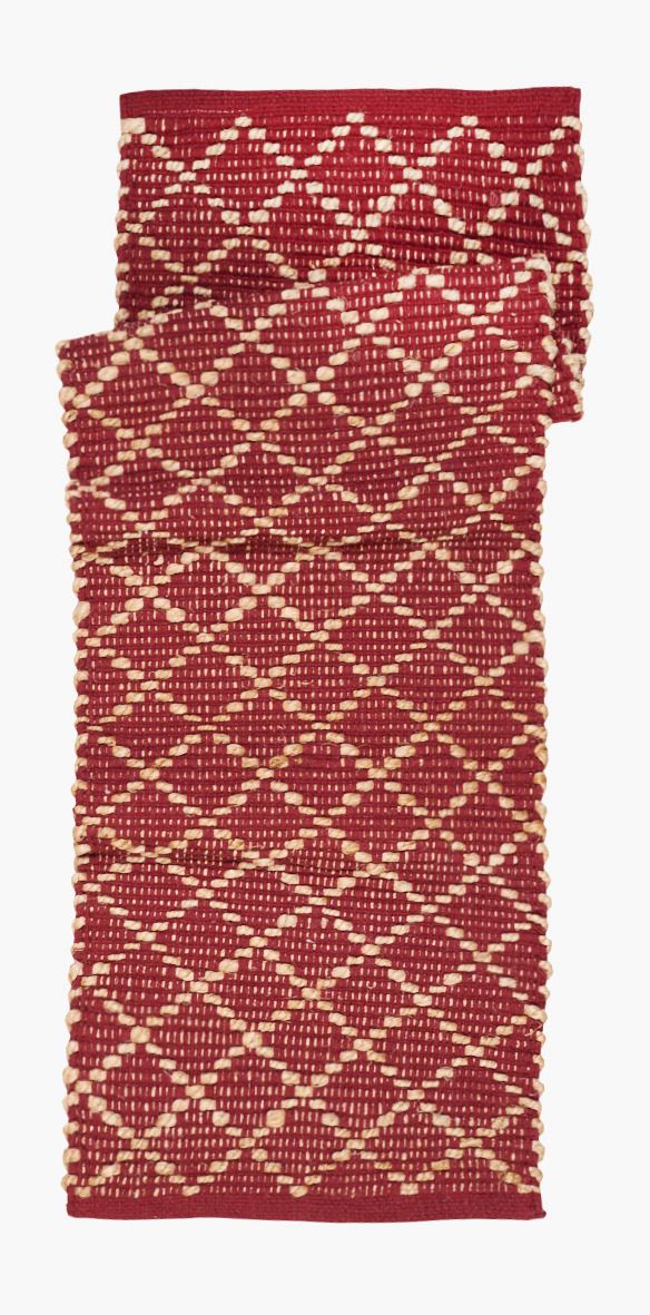 Tischläufer Rot - 33x110 cm Rot - 1