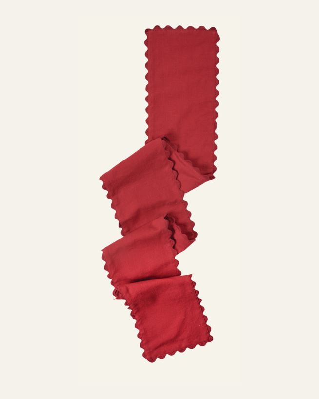 Tischläufer Rot - 20x180 cm Rot - 1