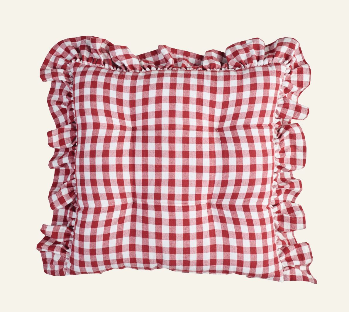 Stuhlkissen Rot - 38x38 cm Rot - 1
