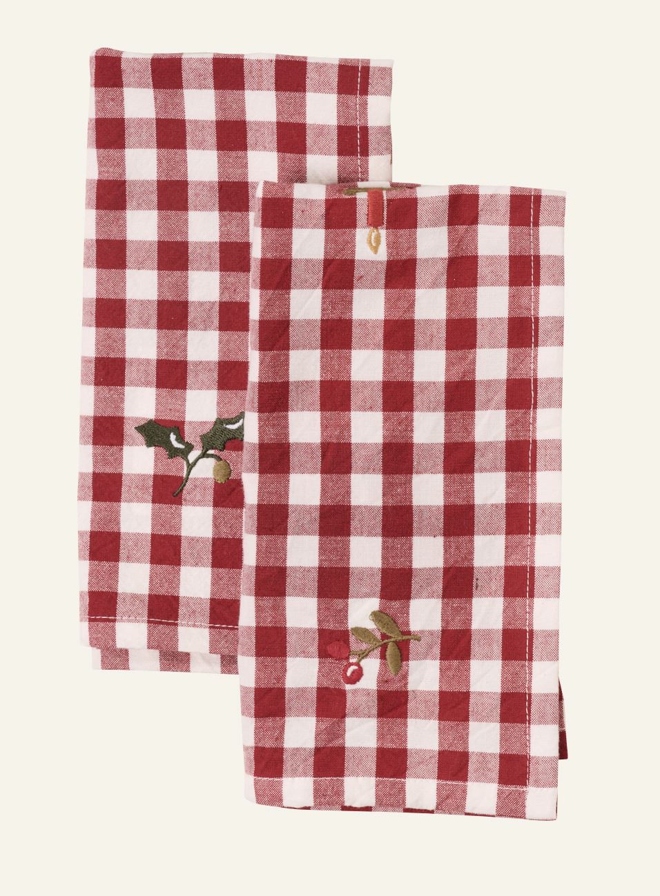 Stoffservietten Rot - 45x45 cm Rot - 1