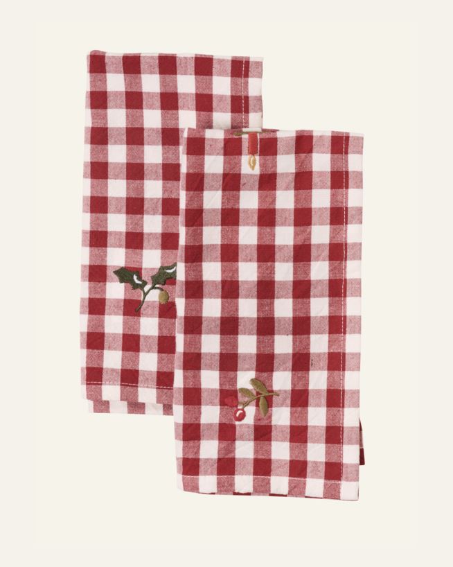 Stoffservietten Rot - 45x45 cm Rot - 1