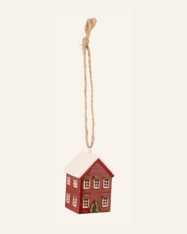 Baumschmuck Rot - 3,7x3,5x5,7 cm Rot - 1