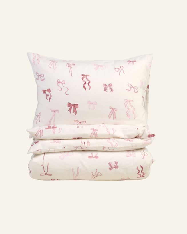 Flanellbettwäsche Multi/Pink - 135x200+80x80 cm Multi/Pink - 1