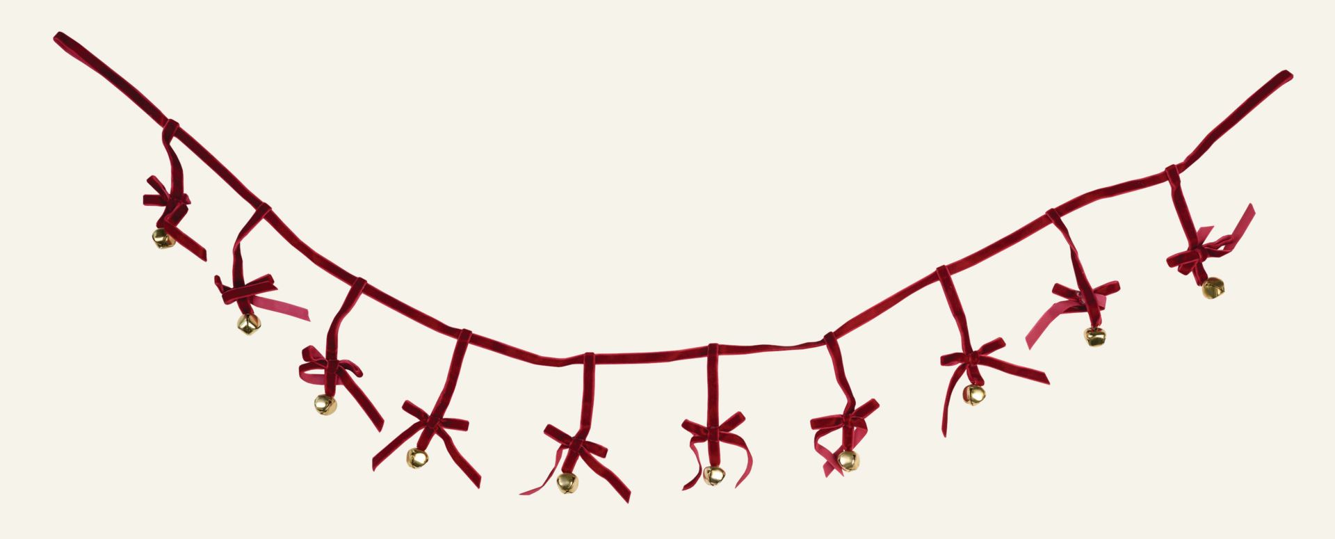 Girlanden Burgund - 5,5x12,5x124 cm Burgund - 1