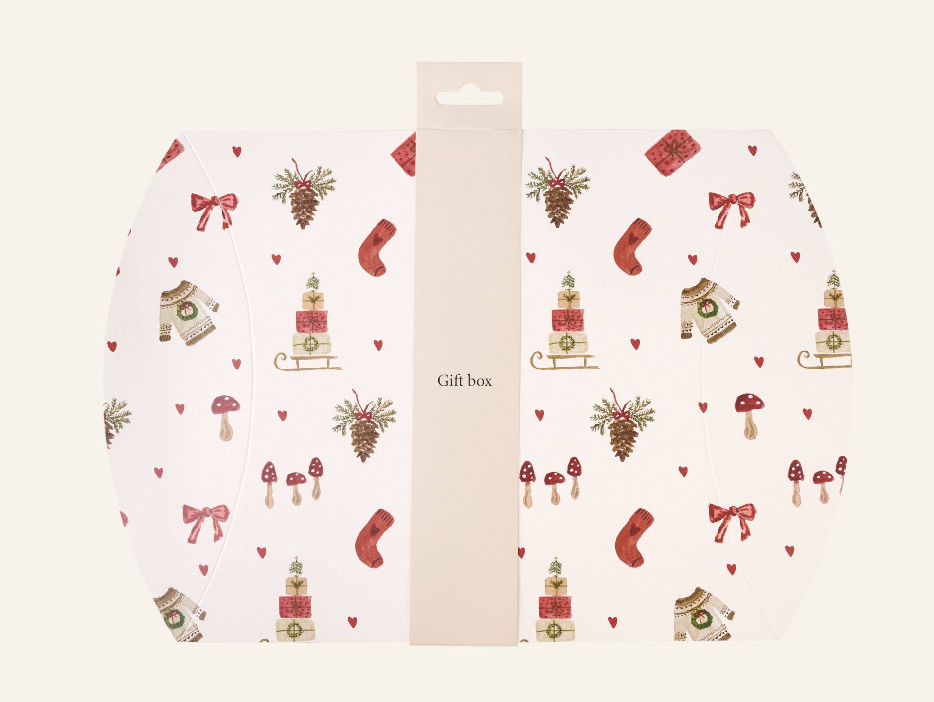 Geschenkbox Multi/Rot - 35x24 cm Multi/Rot - 1