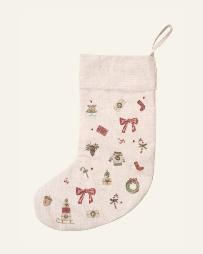 Weihnachtsstrumpf Multi/Rot - 35x50 cm Multi/Rot - 1