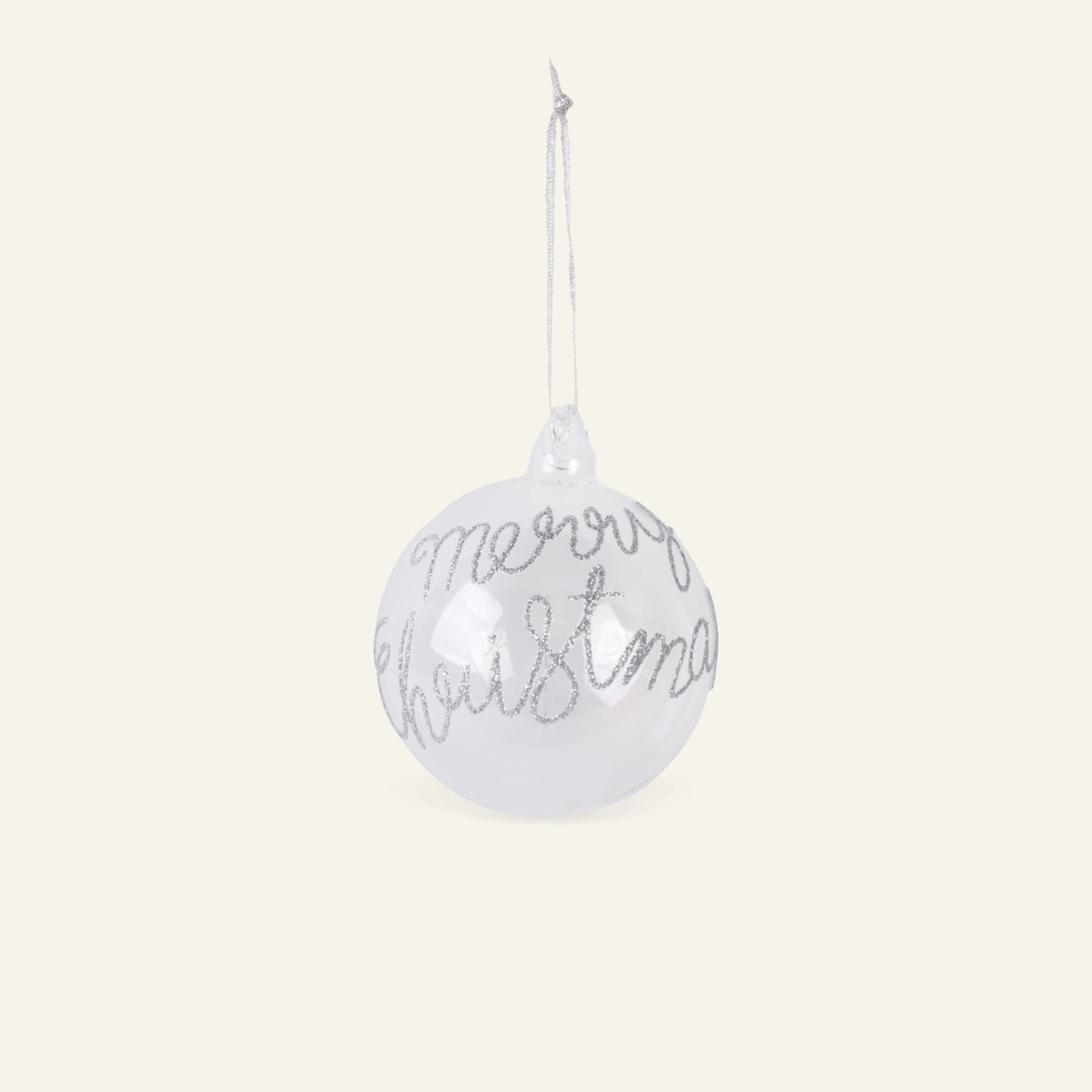 Weihnachtskugel Silber - ø8 Silber - 1