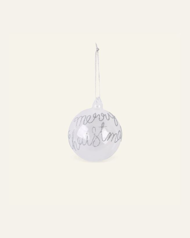 Weihnachtskugel Silber - ø8 Silber - 1