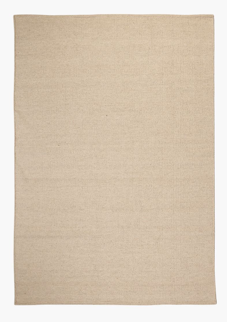 Wollteppich Beige - 240x300 cm Beige - 1