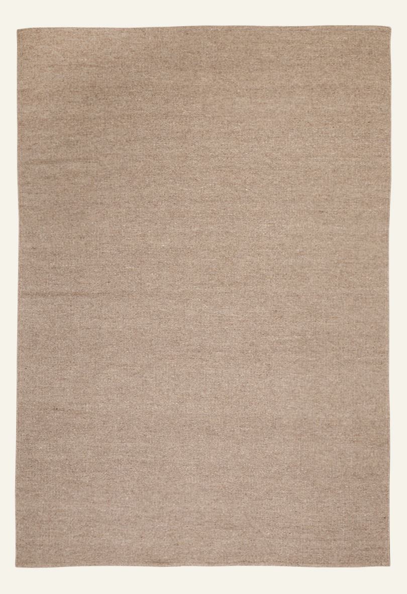 Wollteppich Hellbraun - 240x300 cm Hellbraun - 1