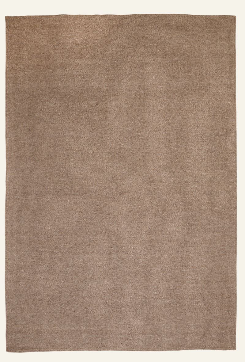 Wollteppich Braun - 240x300 cm Braun - 1