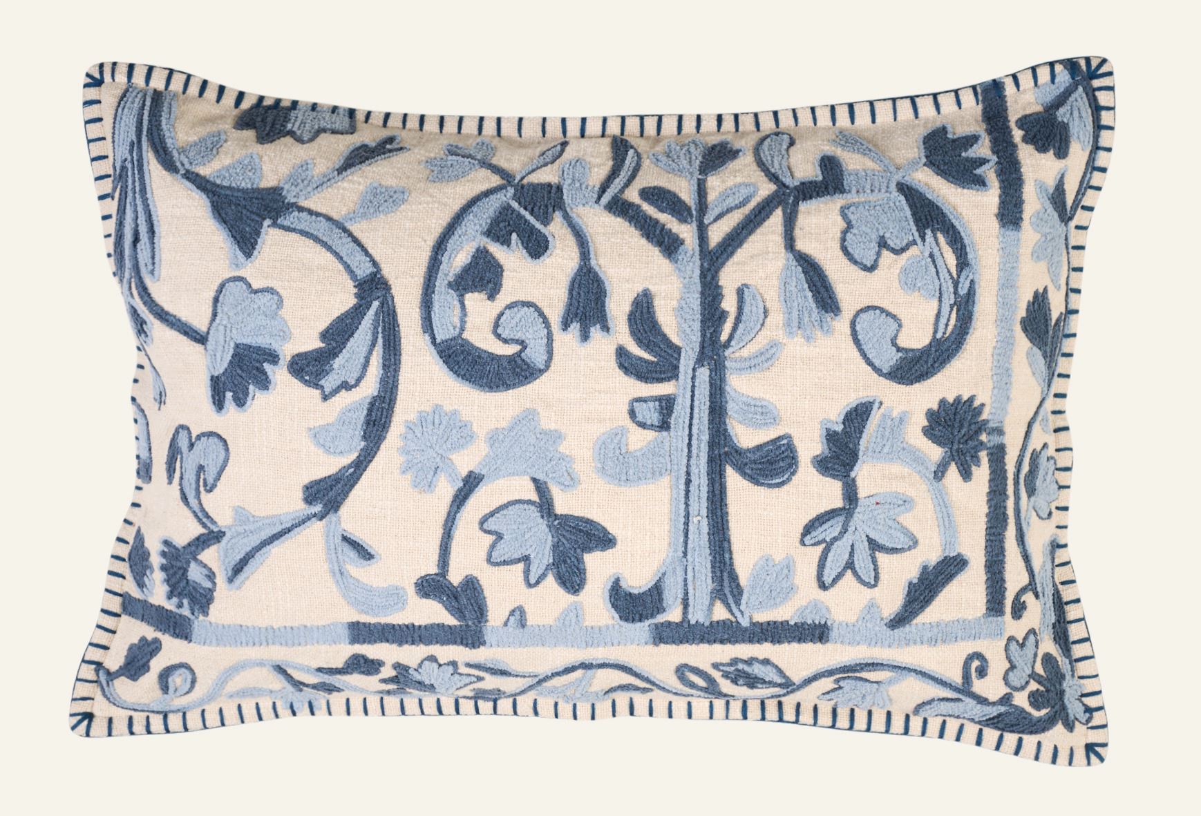 Kissenbezug Blau - 40x60 cm Blau - 1