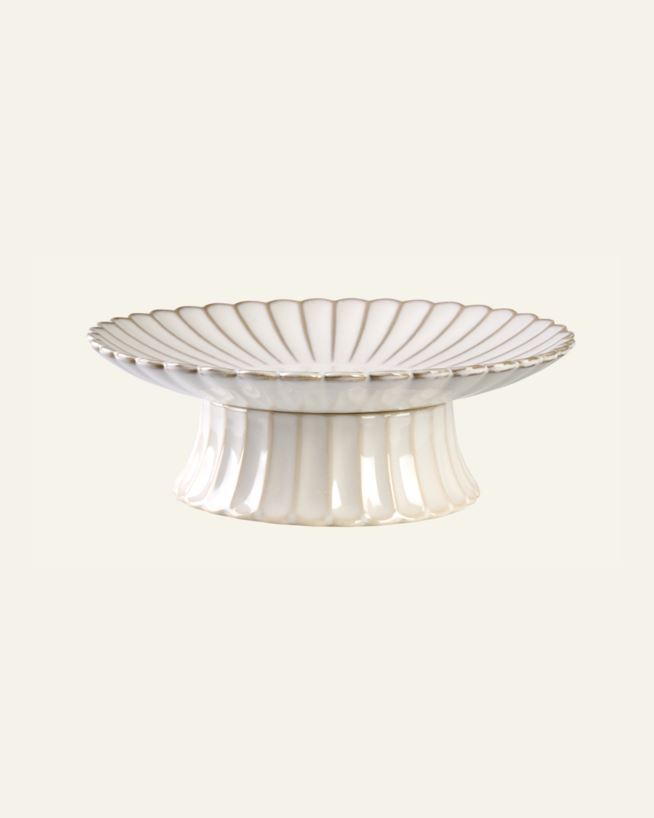 Stielgericht Weiß - ø23 h8 cm Weiß - 1