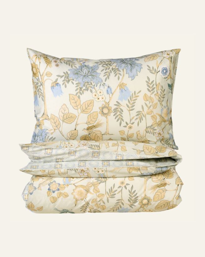 Satin-Bettwäsche Multi/Grün - 135x200+80x80 cm Multi/Grün - 1