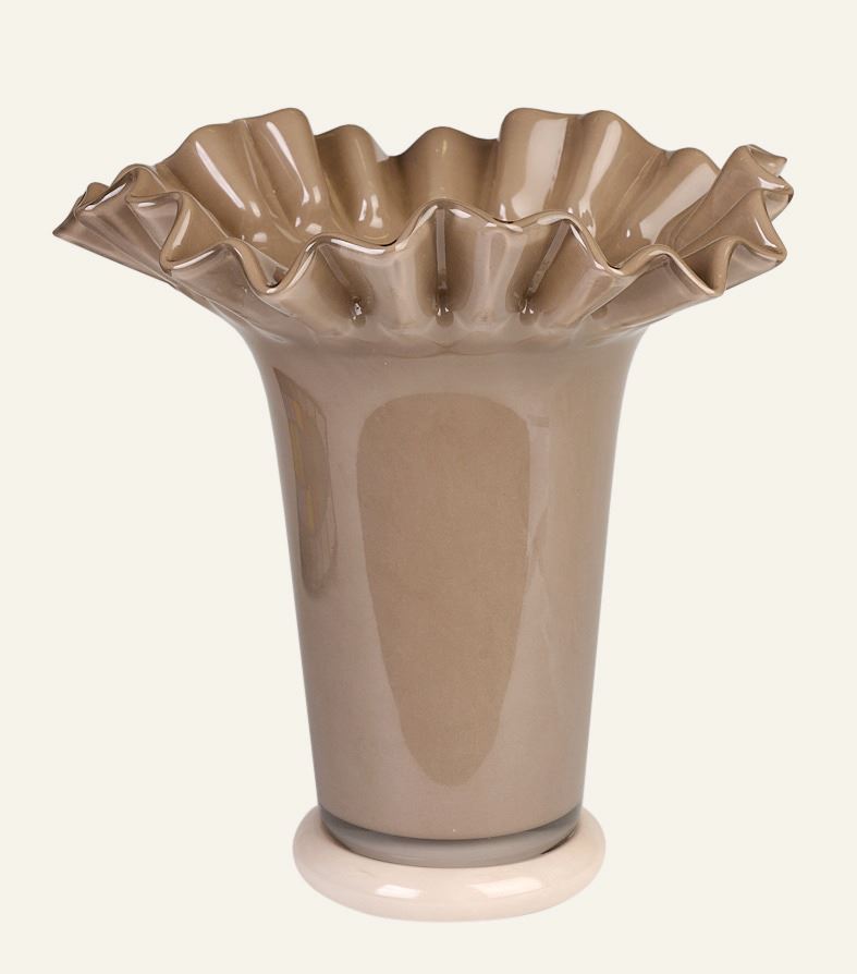 Vase Taupe - 24x24x25,5 cm Taupe - 1