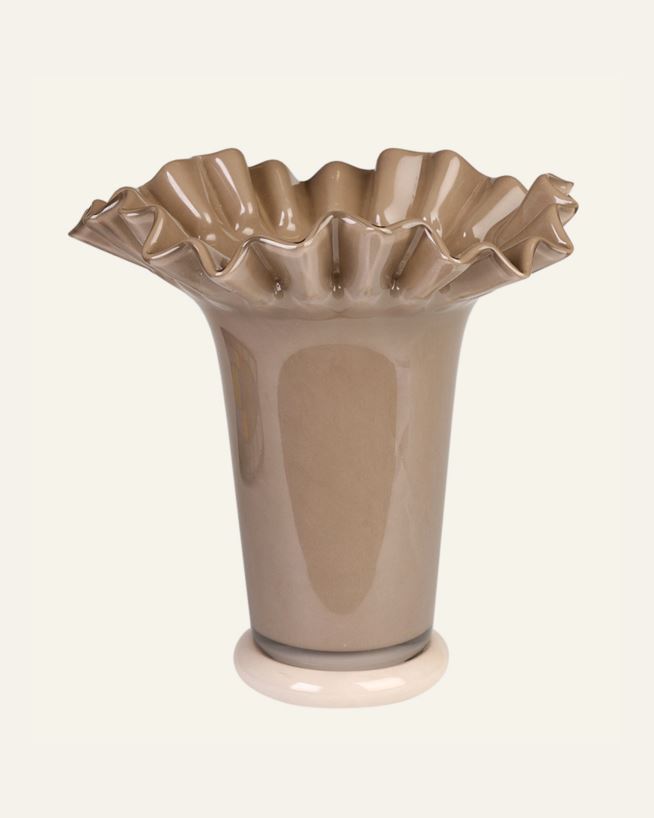 Vase Taupe - 24x24x25,5 cm Taupe - 1