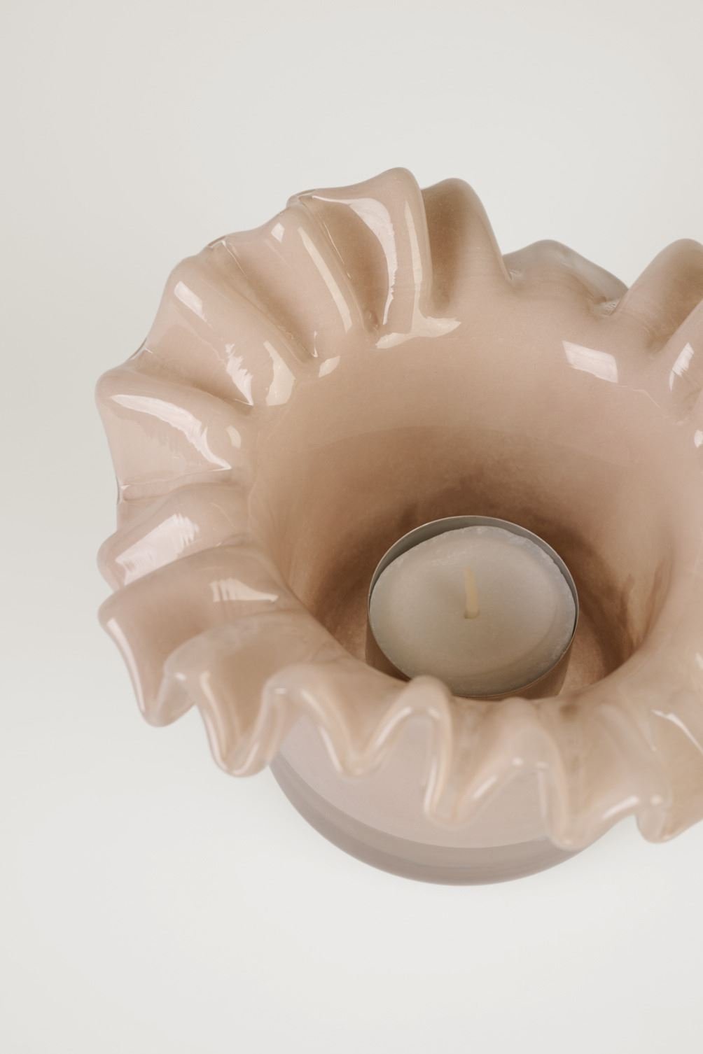 Teelichthalter Taupe - 2