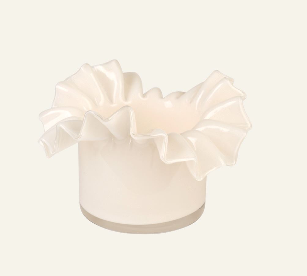 Teelichthalter Offwhite - 16,5x16,5x9 cm Offwhite - 1