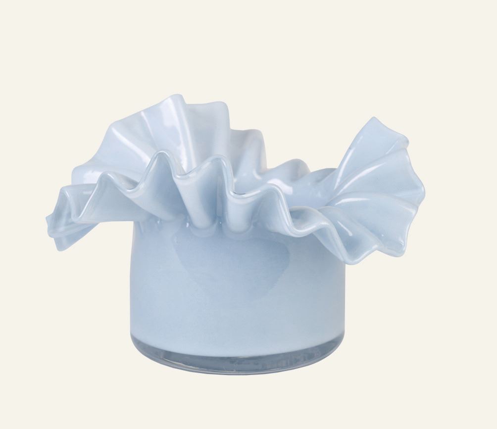 Teelichthalter Hellblau - 16,5x16,5x9 cm Hellblau - 1