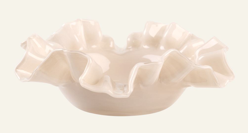 Teelichthalter Hellbeige - 19,5x19,5x6 cm Hellbeige - 1