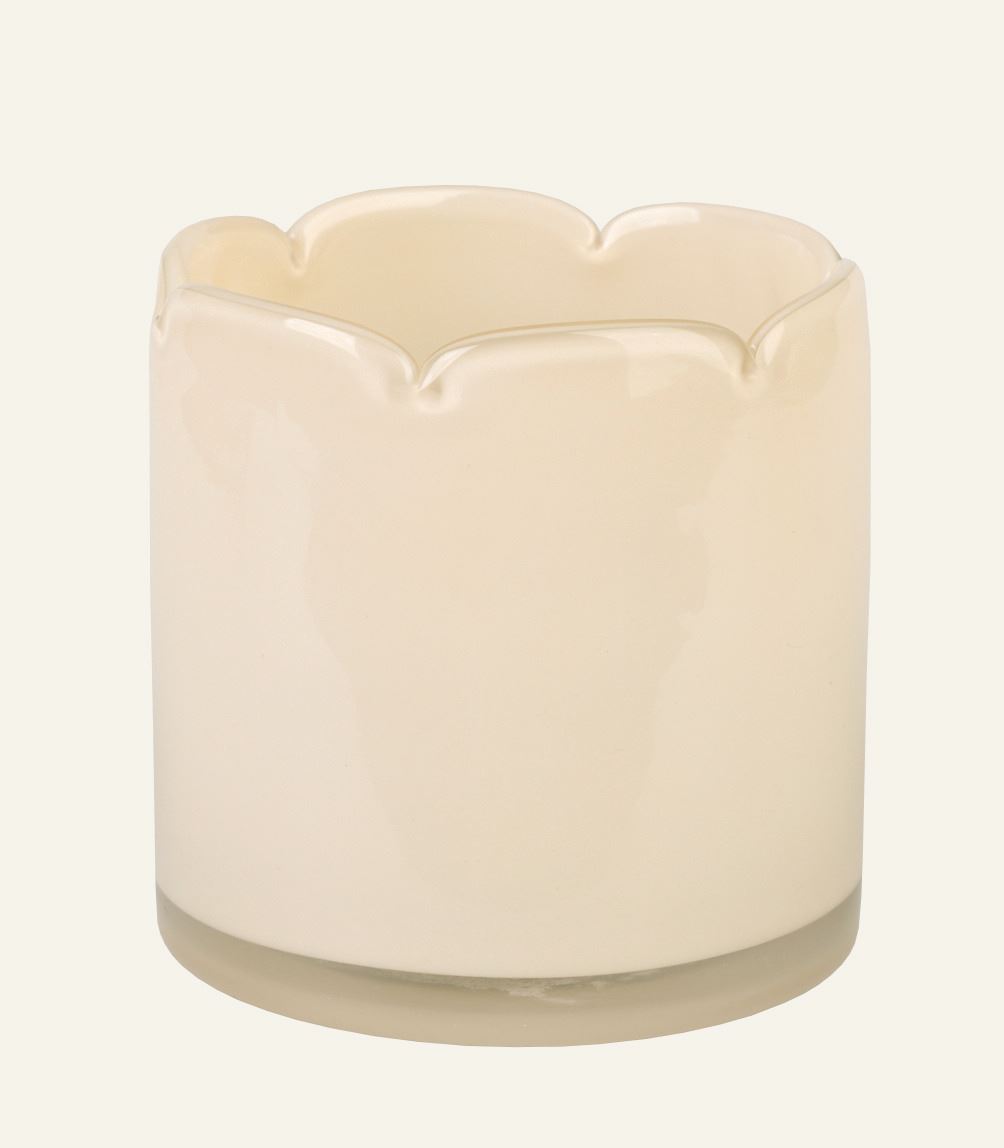 Teelichthalter Beige - 12x12x12 cm Beige - 1