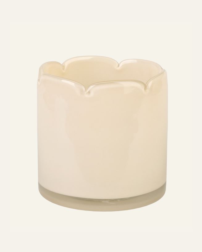 Teelichthalter Beige - 12x12x12 cm Beige - 1