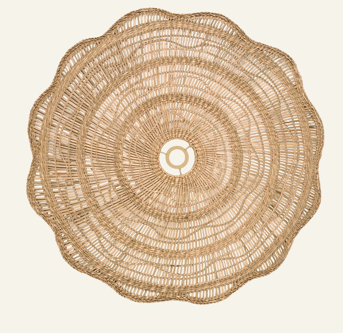 Lampenschirm Natur - ø79x1 cm Natur - 1