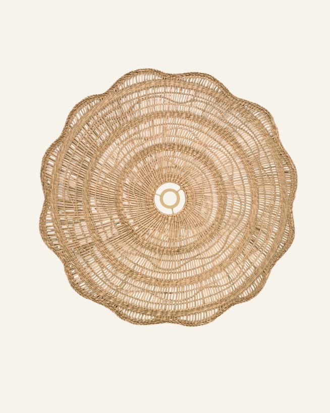 Lampenschirm Natur - ø79x1 cm Natur - 1