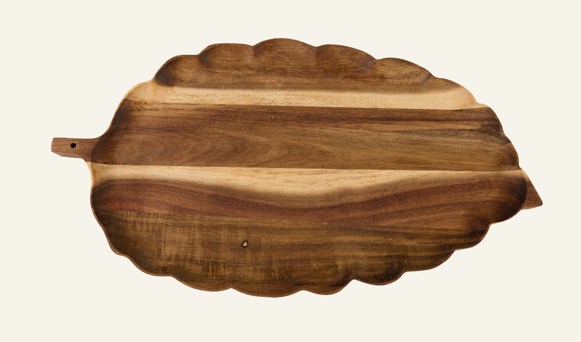 Servierteller Natur - 46x25 cm Natur - 1