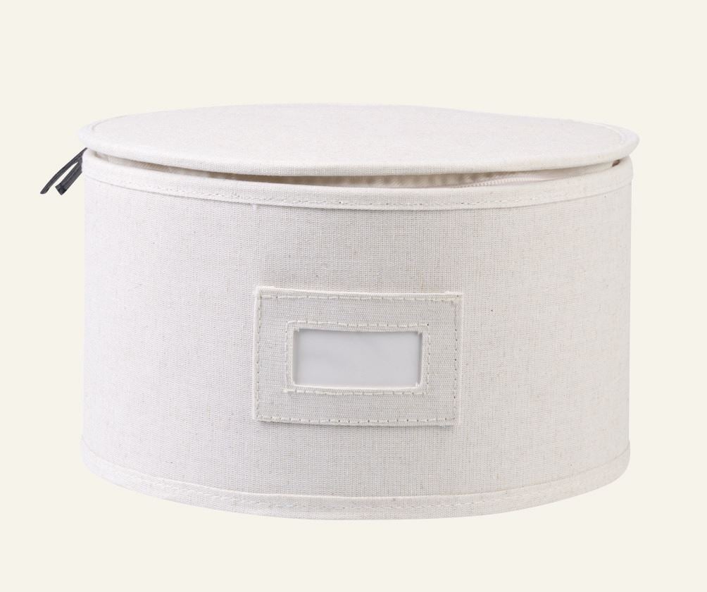 Aufbewahrungsbox Natur - ø18,5x14 cm Natur - 1