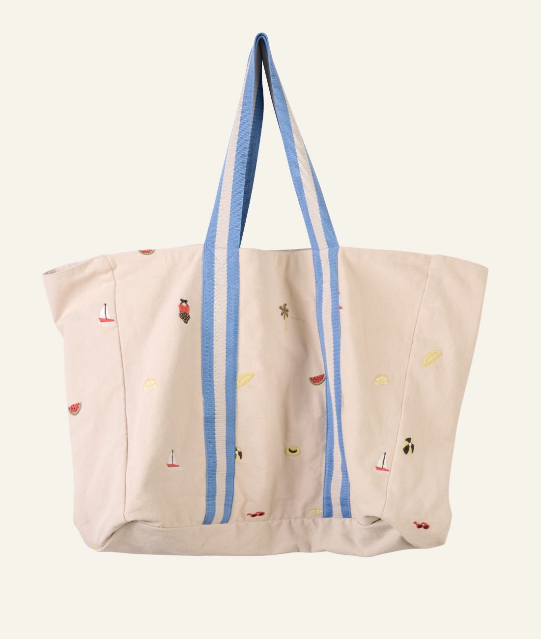 Strandtasche Multi/Blue - 37x50 cm Multi/Blue - 1