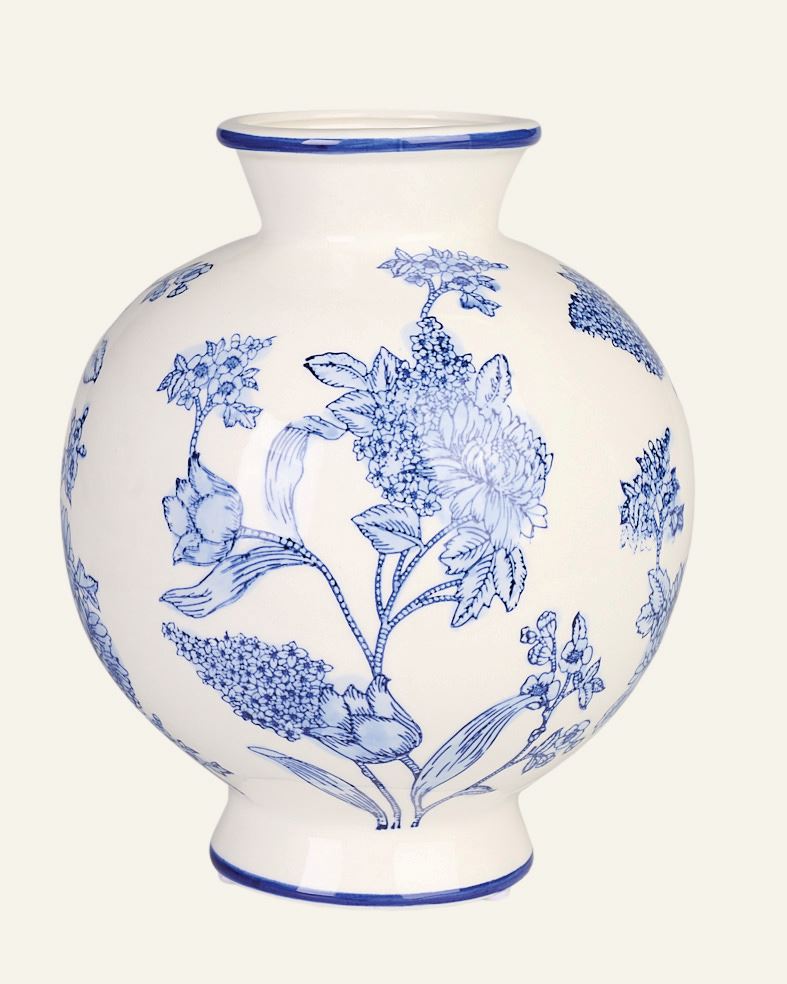 Vase Multi/Blue - 23x19,4x19,4 cm Multi/Blue - 1