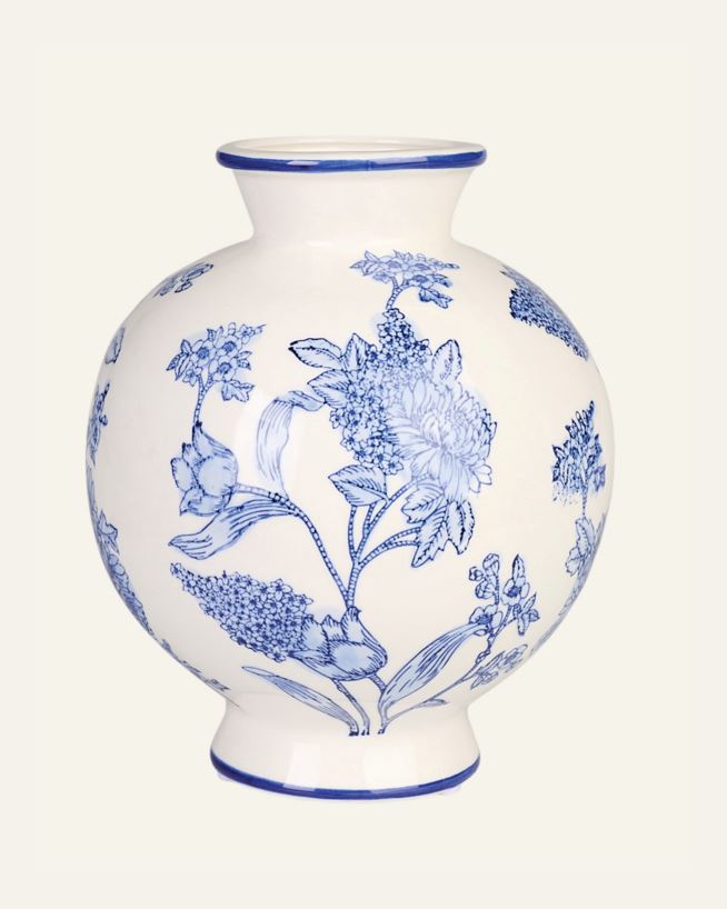 Vase Multi/Blue - 23x19,4x19,4 cm Multi/Blue - 1