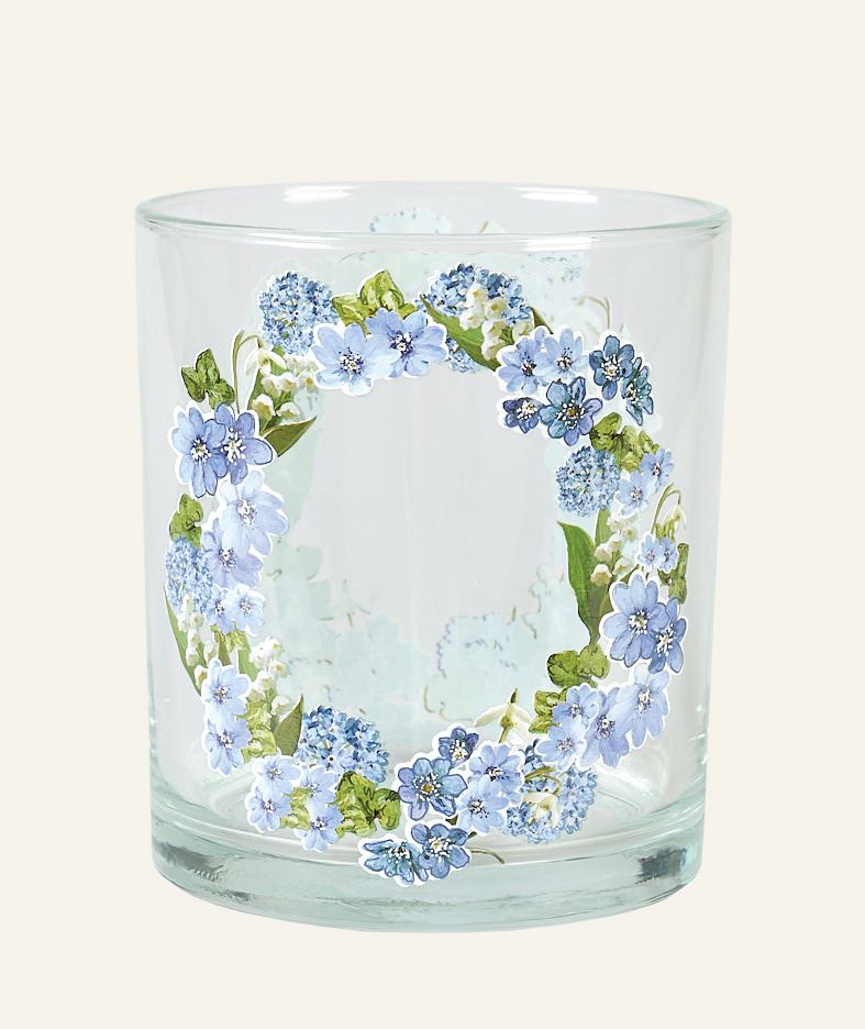 Teelichthalter Blau - 11,5x11,5x13 cm Blau - 1