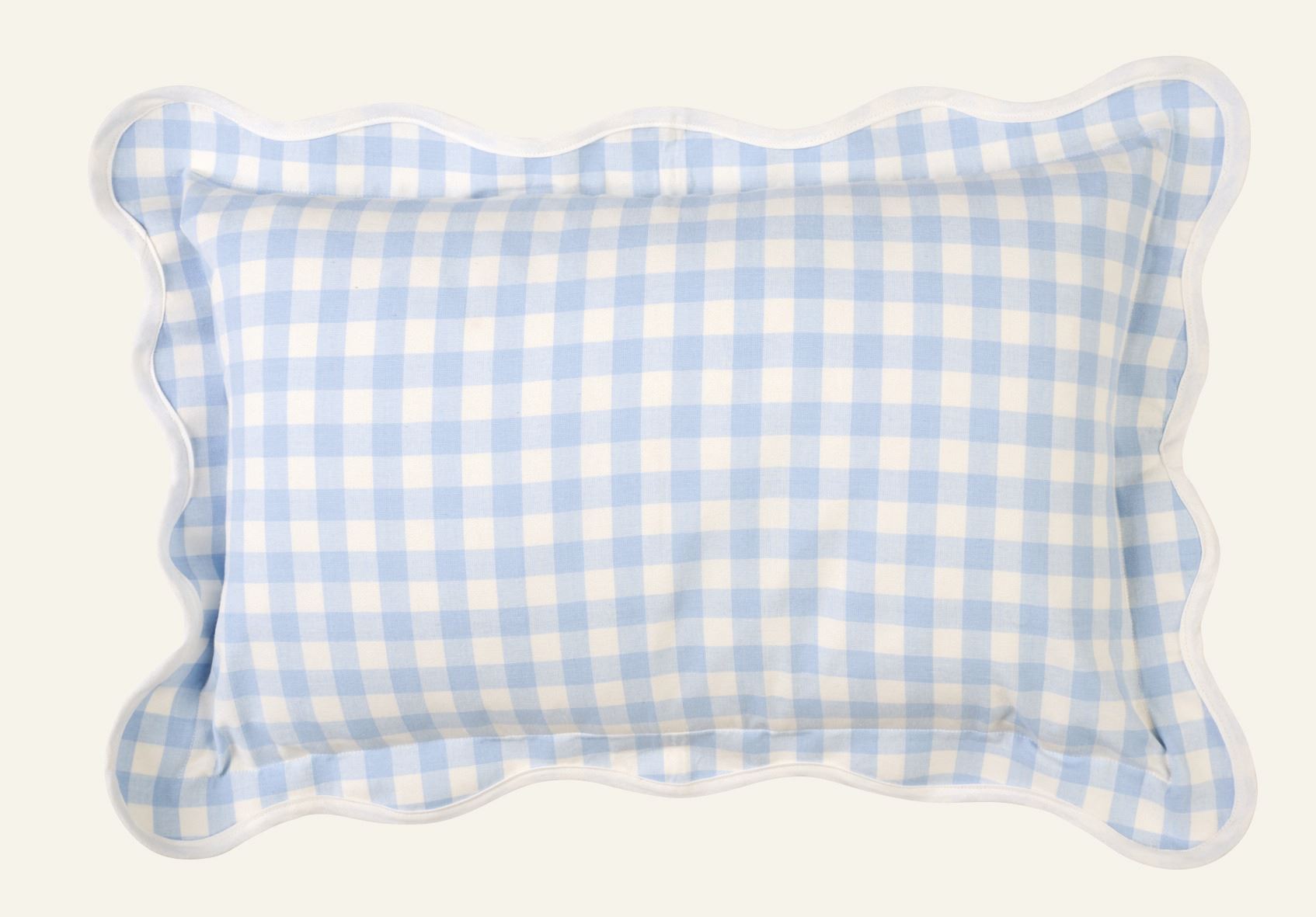 Kissen Hellblau - 40x60 cm Hellblau - 1