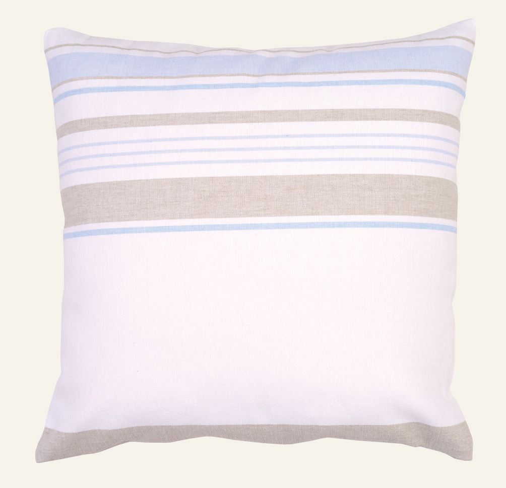 Kissen Hellblau - 45x45 cm Hellblau - 1
