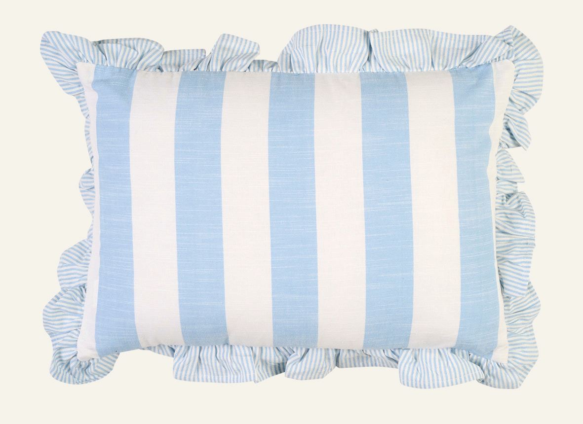 Kissen Hellblau - 35x50 cm Hellblau - 1
