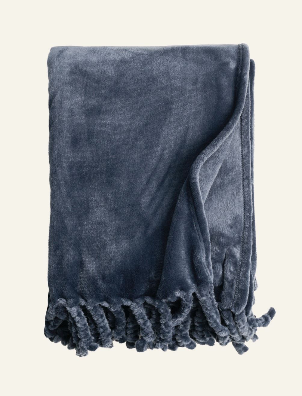 Fleecedecke Dunkelblau - 130x170 cm Dunkelblau - 1